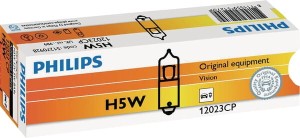 Żarówka Conventional H5W 12V 5W BA9s Philips GL12023CP
