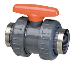 Zawór kulowy z PCW gwint wew. VdL, 1 1/2" KS112PVC