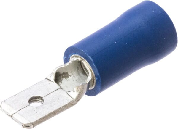 Końcówka przewodu płaska, męska, niebieska 1.5-2.5mm² 4.8x0.8 mm op. 100 szt. LA9061KR