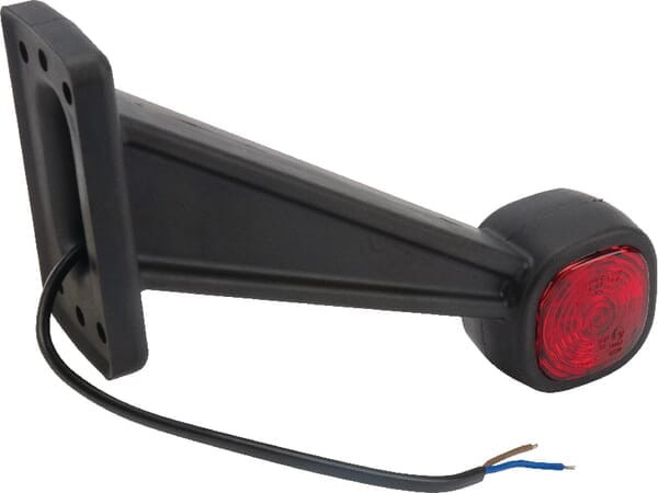 Lampa obrysowa LED, prawa 12/24V czerwona/biała przykręcana Britax L450200LMV