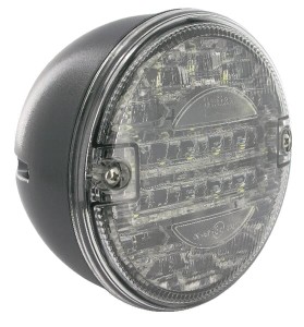 Lampa cofania LED, okrągła 24V przezroczysta przykręcana Ø 140 mm 1 szt. LED Britax L1402L24V