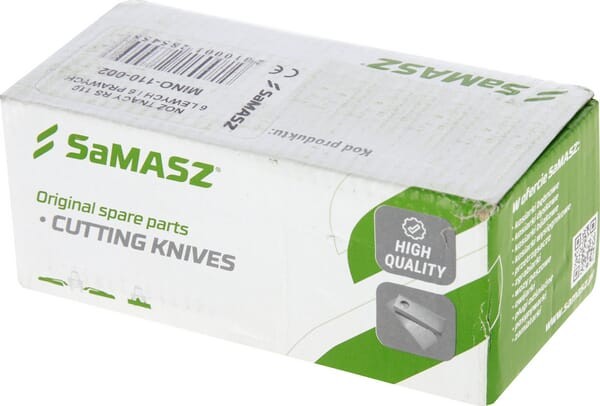 Zestaw noży kosiarki, 110x49x4 mm 6 lewych i 6 prawych MINO110002PAC