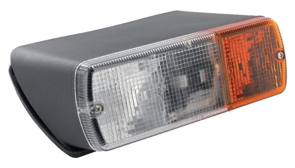 Lampa kierunkowskazu i postoju halogenowa, lewa przednia, prostokątna 24V przykręcana 200x85x85 mm Britax P905801