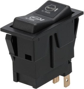Przełącznik kołyskowy, (I)-0-(II), mom-on-mom, 12V, 4-pin, automatyczne zwiększanie/zmniejszanie prędkości obrotowej silnika SW10054KR