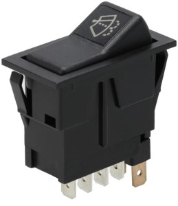 Przełącznik kołyskowy, I-0-(II), on-on-mom, 12V, 8-pin, spryskiwacz szyby przedniej SW10058KR