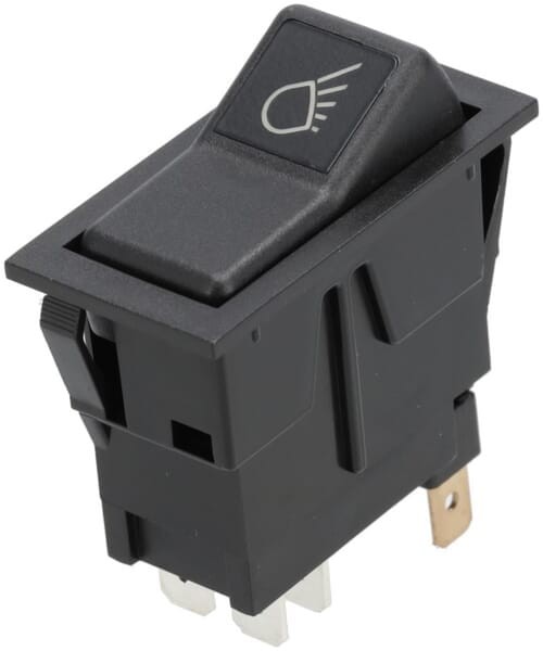 Przełącznik kołyskowy, I-0, off-on, 12V, 4-pin, lampa robocza prawa SW10049KR