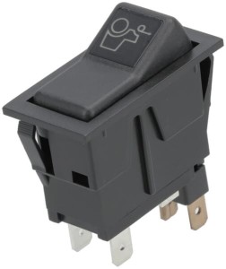 Przełącznik kołyskowy, I-0, on-on, 12V, 4-pin, napęd na przednie koła SW10036KR