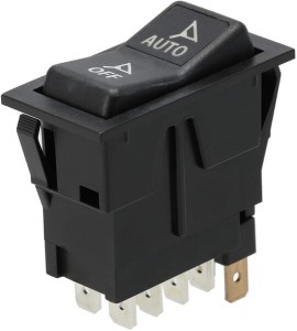 Przełącznik kołyskowy, I-0-(II), on-on-mom, 12V, 8-pin, opcje układu kierowniczego SW10047KR