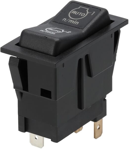 Przełącznik kołyskowy, (I)-0-(II), mom-on-mom, 12V, 4-pin, opcje prędkości obrotowej silnika/auto SW10053KR