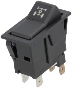 Przełącznik kołyskowy, I-0, on-on, 12V, 4-pin, napęd na wszystkie koła SW10040KR