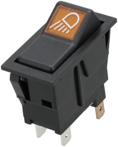 Przełącznik kołyskowy, I-0, on-on, 12V, 4-pin, lampa robocza lewa SW10039KR