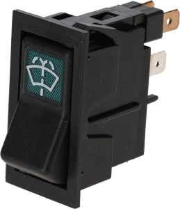Przełącznik kołyskowy, (I)-0, off-mom, 12V, 2-pin, spryskiwacz przedniej szyby SW10038KR