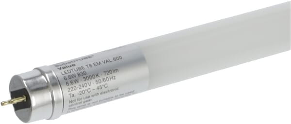 Świetlówka liniowa LED EM 6.6W 830 G13 600 mm T8EM600830VCP10