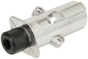 Wtyczka przyczepy 7-pin aluminiowe 24V przyłącze przewodu skręcane TR00012KR