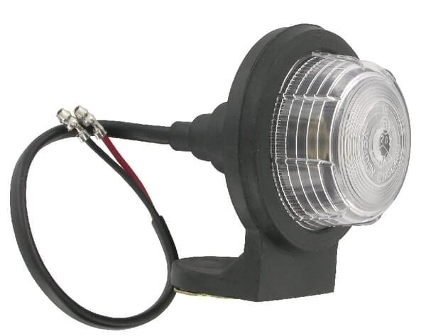Lampa obrysowa, okrągła 12/24V biała przykręcana Britax TOR2460