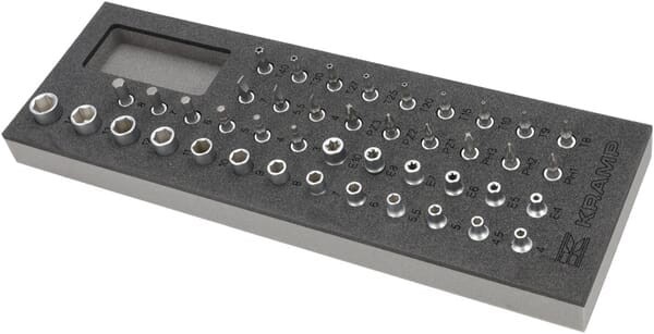 Zestaw kluczy nasadowych 1/4" 43 szt. TT800101