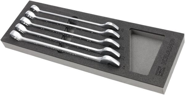 Zestaw kluczy płasko-oczkowych 5 szt. (20-24 mm) TT802002