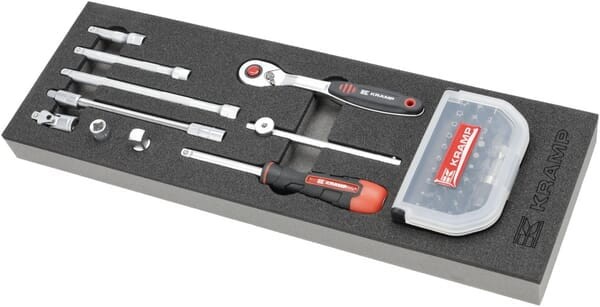 Pokrętło grzechotka i akcesoria 1/4" 41 szt. TT800102