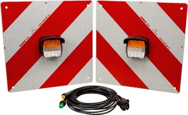 Zestaw tablic ostrzegawczych klasa 2 z lampami LED WB51880KL2