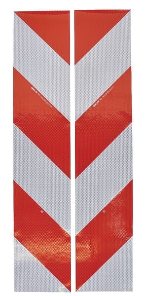 Folia naklejana do tablic ostrzegawczych, 705x141 mm Mazon WB6000100