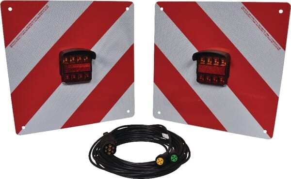 Zestaw tablic ostrzegawczych klasa 2 z lampami LED 12V WB50827KL2