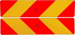 Zestaw tablic ostrzegawczych 566x132 mm (lewa+prawa) WB37154RR