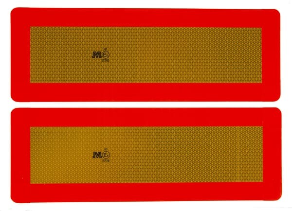 Zestaw tablic ostrzegawczych 566x197 mm (lewa+prawa) WB37179RR