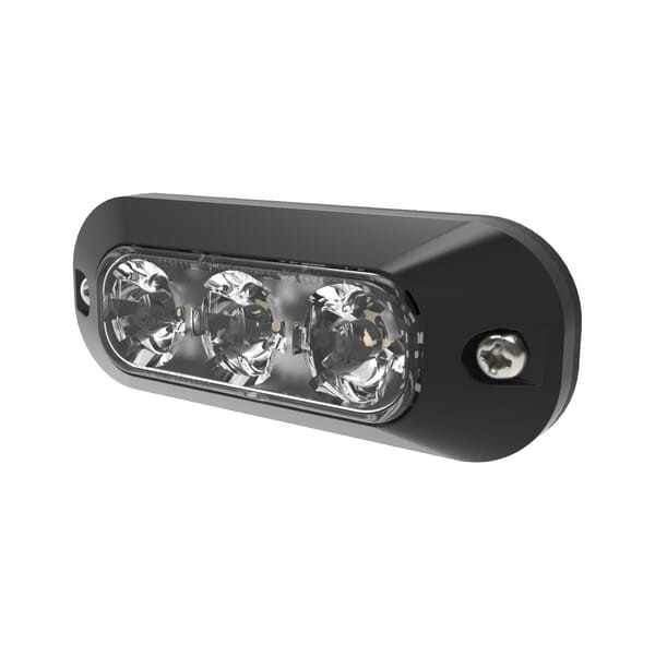 Lampa ostrzegawcza 3 LED 12/24V biała XTP3W