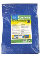 Plandeka 4x6 m, 90 g, niebieska, PE, Can… | poltechparts.pl