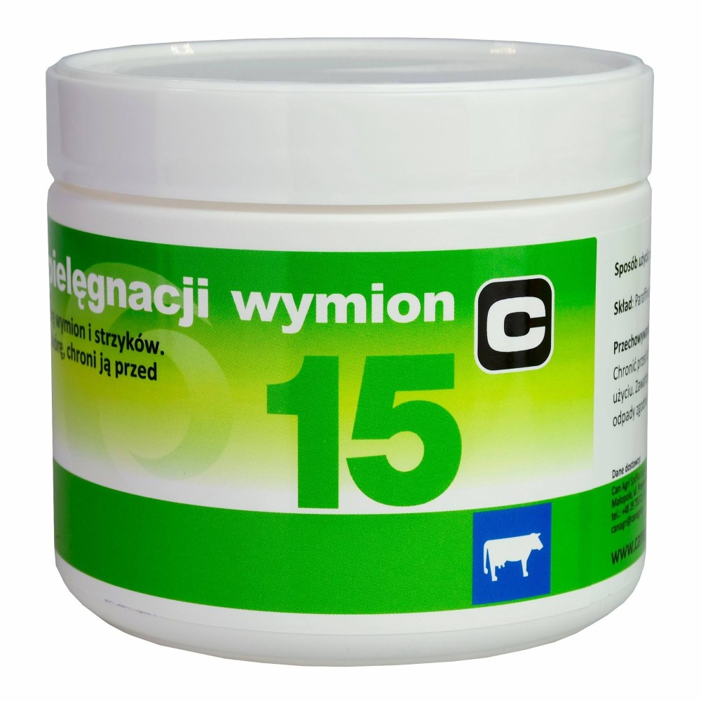 Maść pielęgnacyjna do wymion ”15”, 500 ml, Can Agri