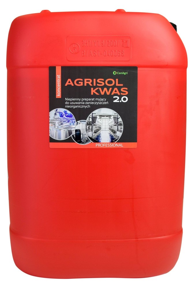 Kwaśny preparat myjący Agrisol Kwas 2.0,… | poltechparts.pl