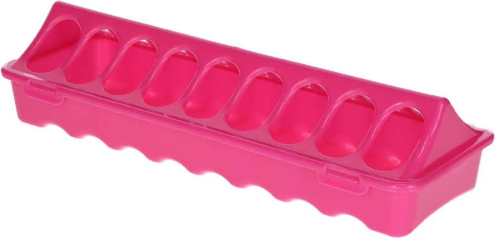 Karmidło dla kur 30 cm x 9,5 cm, różowe, Kerbl