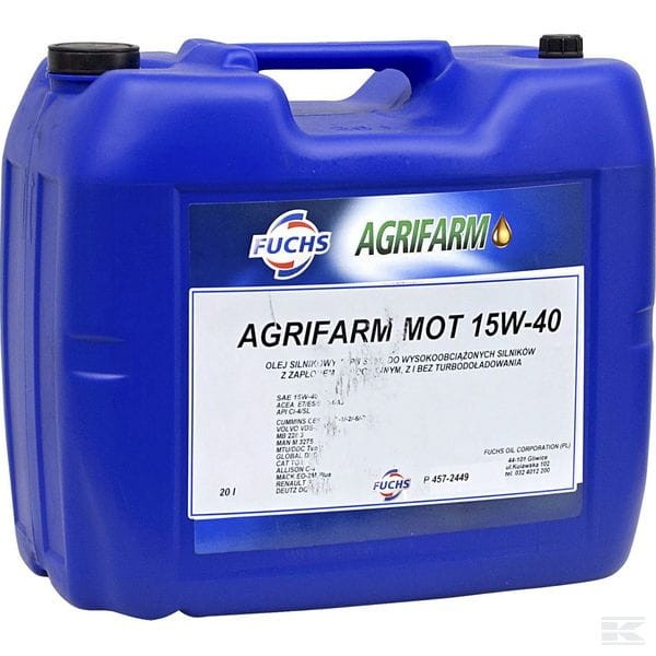 Olej Agrifarm MOT 15W40, 20L