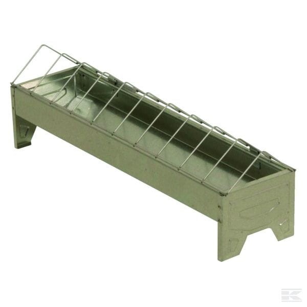 Karmidło dla drobiu ocynk, 10 x 50 cm