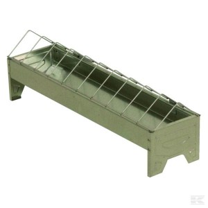 Karmidło dla drobiu ocynk, 10 x 50 cm