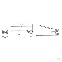 Zęby sprężyste prawe VGPZ222KR | poltechparts.pl