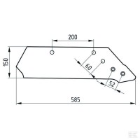 Lemiesz 14" prawy 5083622140 | poltechparts.pl