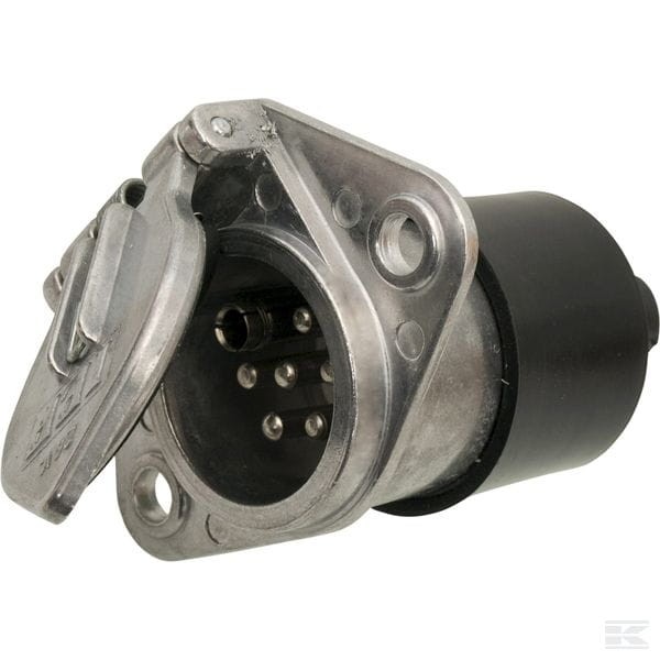 Gniazdo 7-biegunowe Euro, metalowe | poltechparts.pl