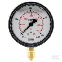Manometr O63 0 400bar 1" dół | poltechparts.pl