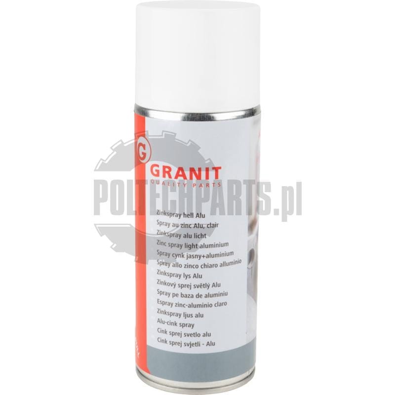Cynk w sprayu, jasne aluminium 400 ml - 320320125
