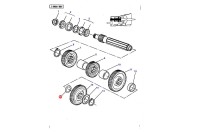 Podkładka dystansowa 79X66.5X1 3042848M2 | poltechparts.pl