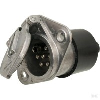 Gniazdo 7-biegunowe Euro, metalowe | poltechparts.pl