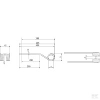 Zęby sprężyste p. Pöttinger 436149KR | poltechparts.pl
