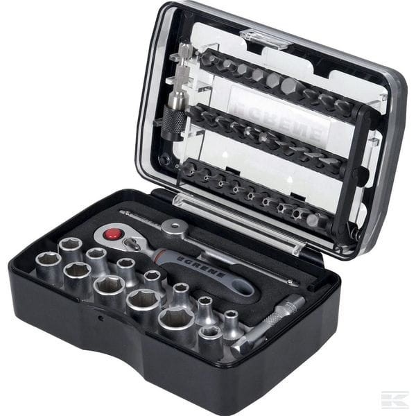 Zestaw kluczy nasadowych Mini 1/4” 45 ele. | poltechparts.pl
