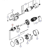 Rozrusznik bendix 3904360M1 | poltechparts.pl