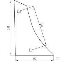Pierś odkładni Unia prawa U85 TUR/IBIS 50… | poltechparts.pl