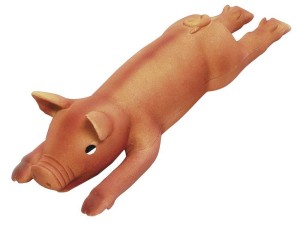 Zabawka dla psa, lateksowa świnka, piszcząca, 23 cm, Kerbl