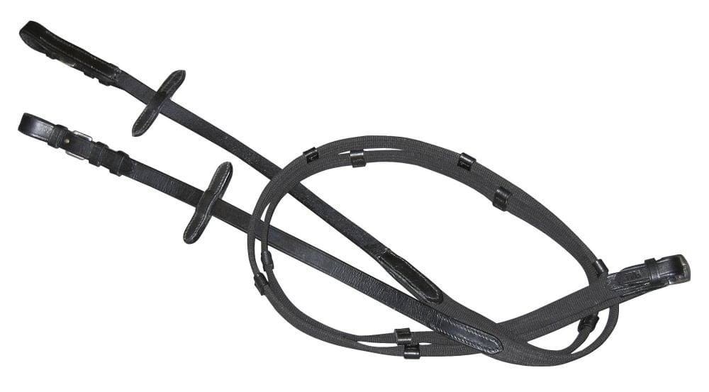 Wodze parciane ze stoperami, czarny, roz.… | poltechparts.pl