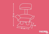 Drapak dla kota Lounge Deluxe, szary/czer… | poltechparts.pl