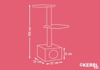 Drapak dla kota Venus, 109 cm, brązowy, K… | poltechparts.pl
